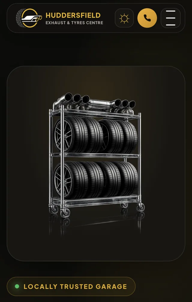 Exhaust Centre website homepage screenshot